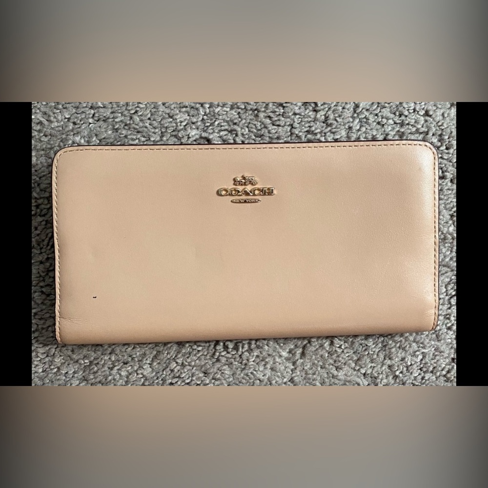 Coach leather wallet